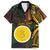 Personalised Shefa Day Family Matching Off Shoulder Short Dress and Hawaiian Shirt Happy June 18 Vanuatu Province