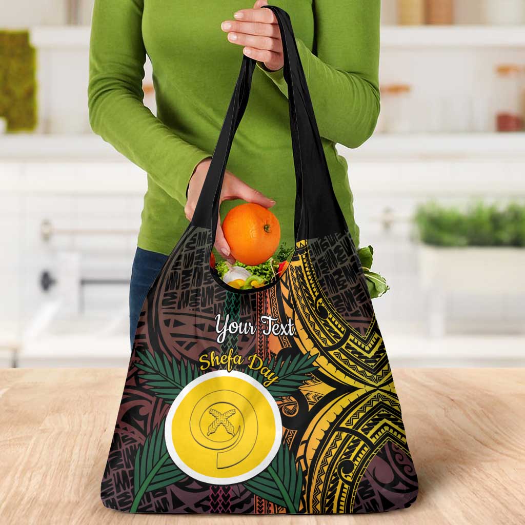 Personalised Shefa Day Grocery Bag Happy June 18 Vanuatu Province