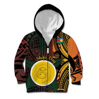 Personalised Shefa Day Kid Hoodie Happy June 18 Vanuatu Province