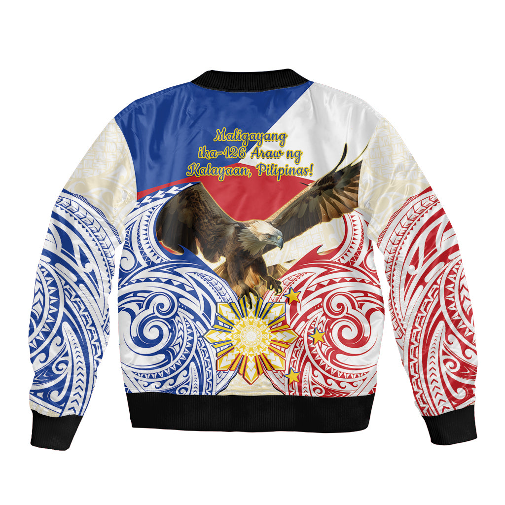 Philippines Independence Day Bomber Jacket Pilipinas Eagle 126th Anniversary