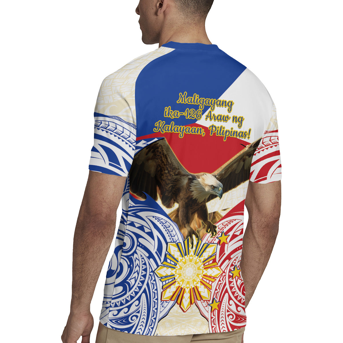 Philippines Independence Day Rugby Jersey Pilipinas Eagle 126th Anniversary