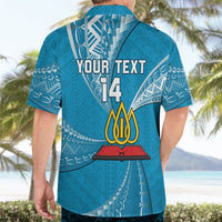 Personalised Tonga Lavengamalie College Hawaiian Shirt Tongan Ngatu Pattern LT14 - Polynesian Pride