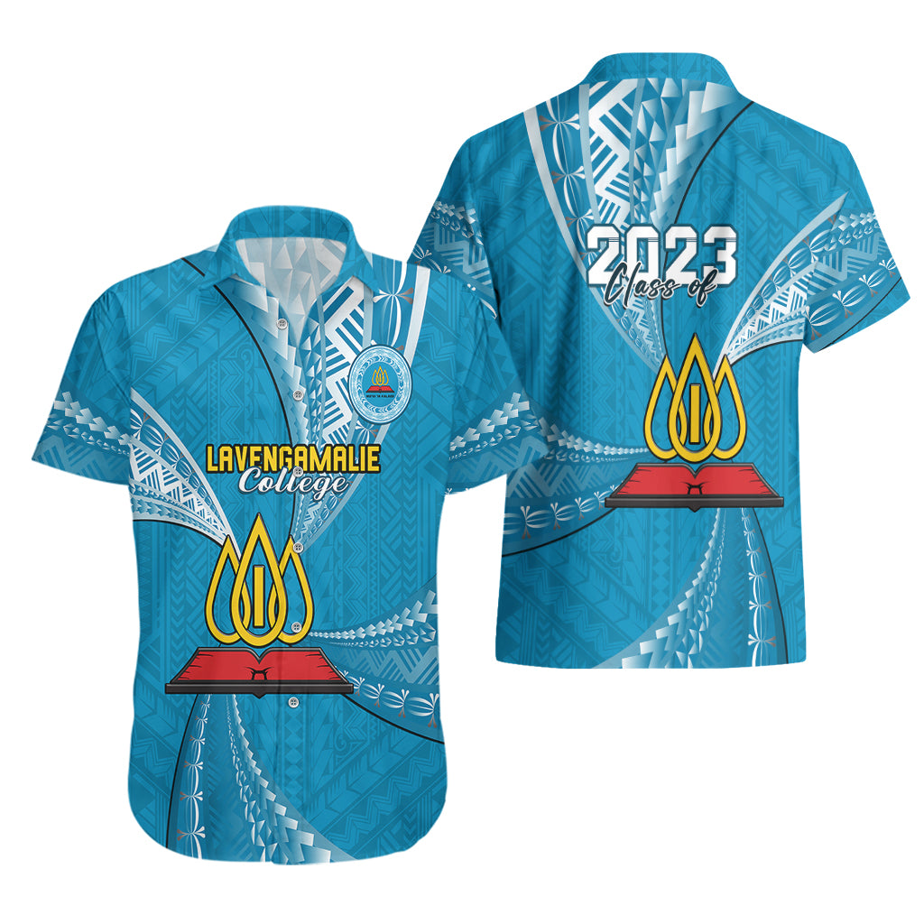 Personalised Tonga Lavengamalie College Hawaiian Shirt Class Of Year Tongan Ngatu Pattern LT14 - Polynesian Pride