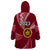 Personalised Tonga Eua High School Wearable Blanket Hoodie Class Of Year Tongan Ngatu Pattern LT14 - Polynesian Pride