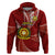 Custom Tonga Vavau High School Hoodie Tongan Ngatu Pattern LT14 Pullover Hoodie Maroon - Polynesian Pride