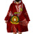 Personalised Tonga Vavau High School Wearable Blanket Hoodie Class Of Year Tongan Ngatu Pattern LT14 - Polynesian Pride