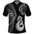 Custom New Zealand Polo Shirt Aotearoa Silver Fern With Manaia Maori Unique Black LT14 Black - Polynesian Pride