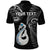 Custom New Zealand Polo Shirt Aotearoa Silver Fern With Manaia Maori Unique Black LT14 - Polynesian Pride