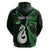 Custom New Zealand Hoodie Aotearoa Silver Fern With Manaia Maori Unique Green LT14 - Polynesian Pride