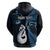 Custom New Zealand Hoodie Aotearoa Silver Fern With Manaia Maori Unique Blue LT14 - Polynesian Pride