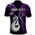 Custom New Zealand Polo Shirt Aotearoa Silver Fern With Manaia Maori Unique Purple LT14 - Polynesian Pride