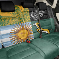 Rugby 2025 Championship Back Car Seat Cover Combination of Southern Hemisphere Countries - Polynesian Pride