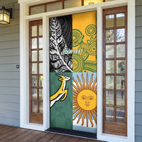 Personalised Rugby 2025 Championship Door Cover Combination of Southern Hemisphere Countries - Polynesian Pride