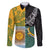 Personalised Rugby 2025 Championship Family Matching Short Sleeve Bodycon Dress and Hawaiian Shirt Combination of Southern Hemisphere Countries - Polynesian Pride