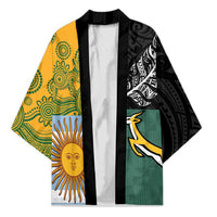 Personalised Rugby 2025 Championship Kimono Combination of Southern Hemisphere Countries - Polynesian Pride