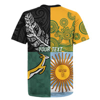 Personalised Rugby 2025 Championship Rugby Jersey Combination of Southern Hemisphere Countries - Polynesian Pride