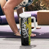 Rugby 2025 Championship Tumbler With Handle Combination of Southern Hemisphere Countries - Polynesian Pride