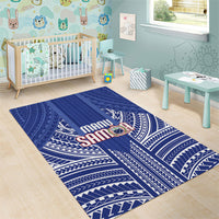 Manu Samoa Rugby 2026 Area Rug Samoan Pattern