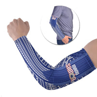 Custom Manu Samoa Rugby 2026 Arm Sleeves Samoan Pattern