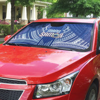 Manu Samoa Rugby 2026 Auto Sun Shade Samoan Pattern