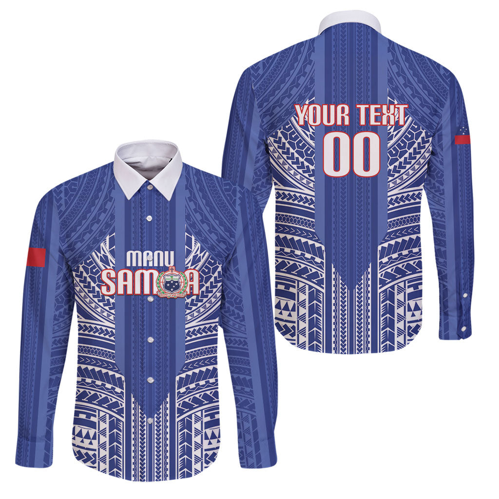 Custom Manu Samoa Rugby 2026 Family Matching Off Shoulder Short Dress and Hawaiian Shirt Samoan Pattern