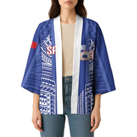 Custom Manu Samoa Rugby 2026 Kimono Samoan Pattern