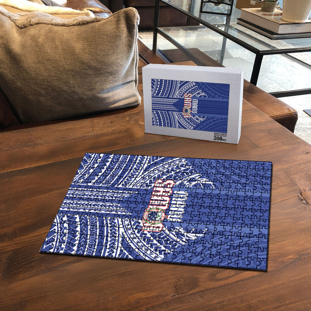 Manu Samoa Rugby 2026 Puzzle Samoan Pattern