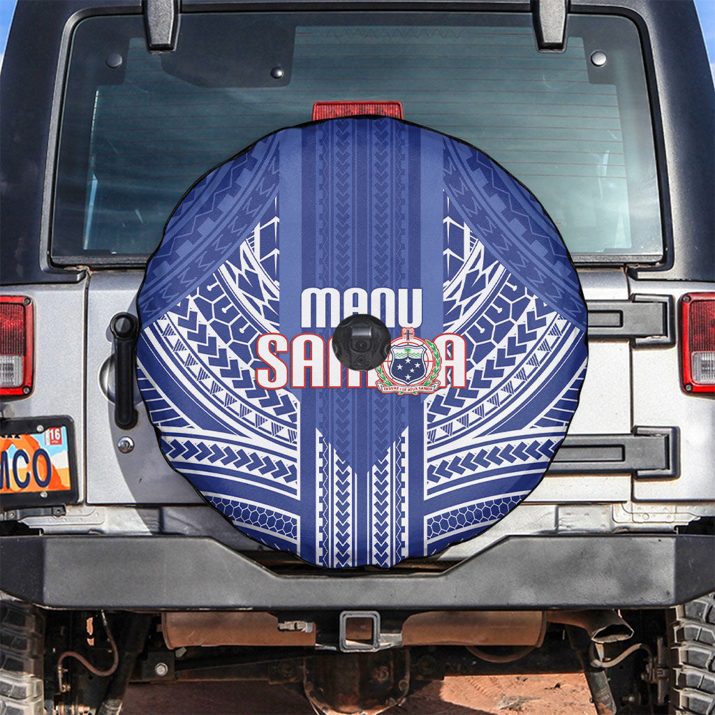Manu Samoa Rugby 2026 Spare Tire Cover Samoan Pattern
