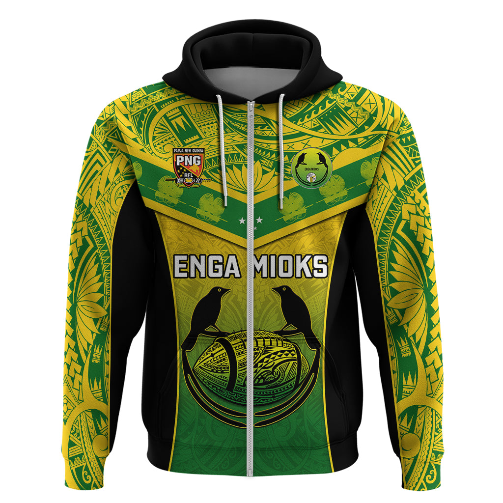 Papua New Guinea Rugby Hoodie Enga Mioks PNG Polynesian Pattern LT14 - Polynesian Pride