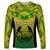 Papua New Guinea Rugby Long Sleeve Shirt Enga Mioks PNG Polynesian Pattern LT14 Unisex Green - Polynesian Pride