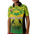 Custom Papua New Guinea Rugby Kid Polo Shirt Enga Mioks PNG Polynesian Pattern LT14 Kid Green - Polynesian Pride