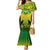 Custom Papua New Guinea Rugby Mermaid Dress Enga Mioks PNG Polynesian Pattern LT14 Women Green - Polynesian Pride