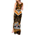 Custom Papua New Guinea Rugby Tank Maxi Dress Lae Snax Tigers PNG Polynesian Pattern LT14 - Polynesian Pride