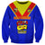 Papua New Guinea Rugby Sweatshirt Hela Wigmen PNG Polynesian Pattern LT14 Unisex Blue - Polynesian Pride