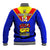 Custom Papua New Guinea Rugby Baseball Jacket Hela Wigmen PNG Polynesian Pattern LT14 - Polynesian Pride