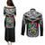 Papua New Guinea Rugby Couples Matching Puletasi Dress and Long Sleeve Button Shirts Mendi Muruks PNG Polynesian Pattern LT14 - Polynesian Pride
