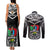 Papua New Guinea Rugby Couples Matching Tank Maxi Dress and Long Sleeve Button Shirts Mendi Muruks PNG Polynesian Pattern LT14 - Polynesian Pride
