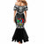 Papua New Guinea Rugby Mermaid Dress Mendi Muruks PNG Polynesian Pattern LT14 - Polynesian Pride