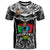 Papua New Guinea Rugby T Shirt Mendi Muruks PNG Polynesian Pattern LT14 Black - Polynesian Pride
