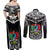 Custom Papua New Guinea Rugby Couples Matching Off Shoulder Maxi Dress and Long Sleeve Button Shirts Mendi Muruks PNG Polynesian Pattern LT14 - Polynesian Pride
