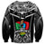 Custom Papua New Guinea Rugby Sweatshirt Mendi Muruks PNG Polynesian Pattern LT14 - Polynesian Pride