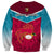 Papua New Guinea Rugby Sweatshirt Goroka Lahanis PNG Polynesian Pattern LT14 - Polynesian Pride