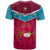Papua New Guinea Rugby T Shirt Goroka Lahanis PNG Polynesian Pattern LT14 - Polynesian Pride