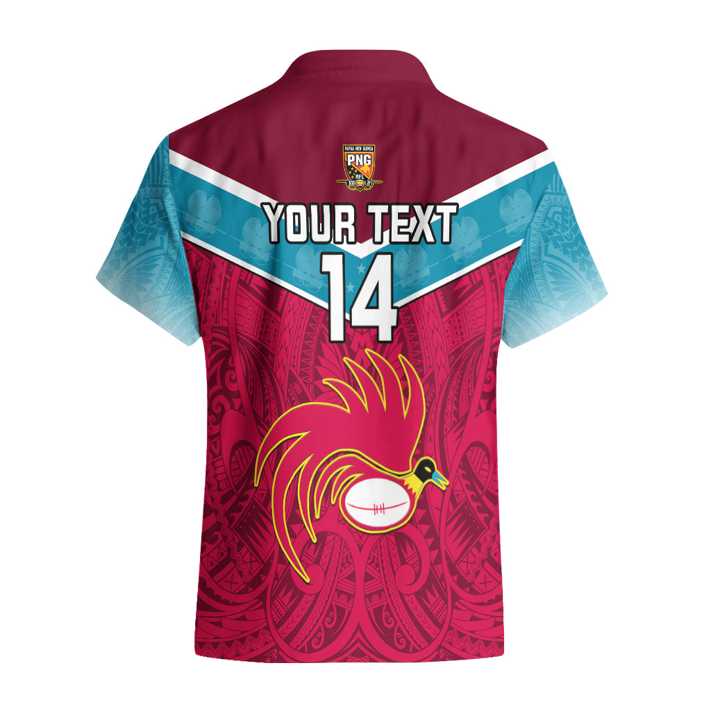 Custom Papua New Guinea Rugby Hawaiian Shirt Goroka Lahanis PNG Polynesian Pattern LT14 - Polynesian Pride