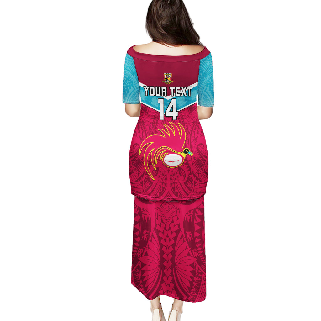 Custom Papua New Guinea Rugby Puletasi Goroka Lahanis PNG Polynesian Pattern LT14 - Polynesian Pride