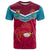 Custom Papua New Guinea Rugby T Shirt Goroka Lahanis PNG Polynesian Pattern LT14 Red - Polynesian Pride