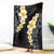 Black Tropical Plumeria With Galaxy Polynesian Art Blanket