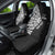 New Zealand Silver Fern Rugby Custom Car Seat Cover Maori Koru Go Black Fern - Polynesian Pride