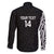 New Zealand Silver Fern Rugby Custom Family Matching Short Sleeve Bodycon Dress and Hawaiian Shirt Maori Koru Go Black Fern - Polynesian Pride