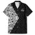 New Zealand Silver Fern Rugby Custom Family Matching Tank Maxi Dress and Hawaiian Shirt Maori Koru Go Black Fern - Polynesian Pride